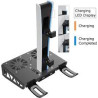 Suporte de estação de carregamento de luz RGB para PS5