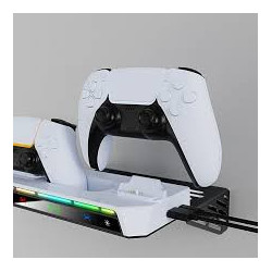 Suporte de estação de carregamento de luz RGB para PS5