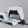 Suporte de estação de carregamento de luz RGB para PS5