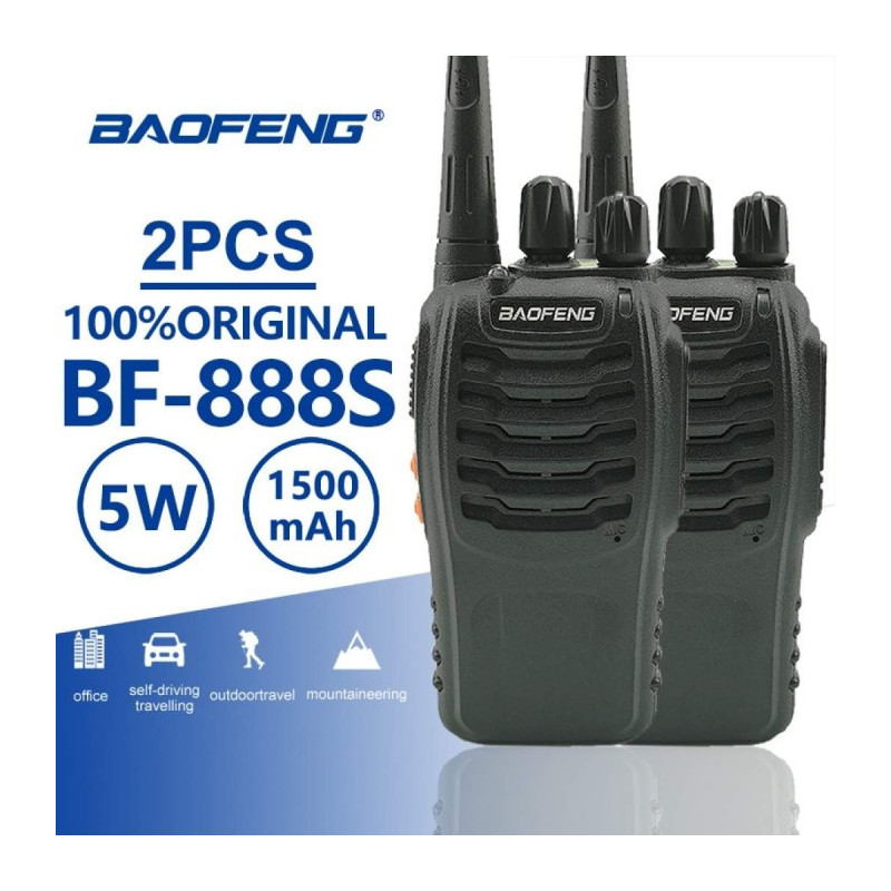 RADIO COMUNICADOR BAOFENG | 02 UNIDADES | 16 CANAIS