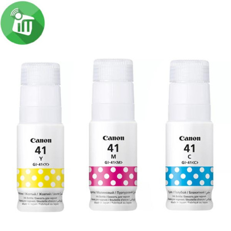 Frasco de tinta Canon GI-41 para impressão a jato